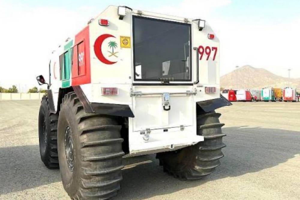 "طميّة:" أول مركبة من نوعها في الشرق الأوسط لخدمة ضيوف الرحمن
